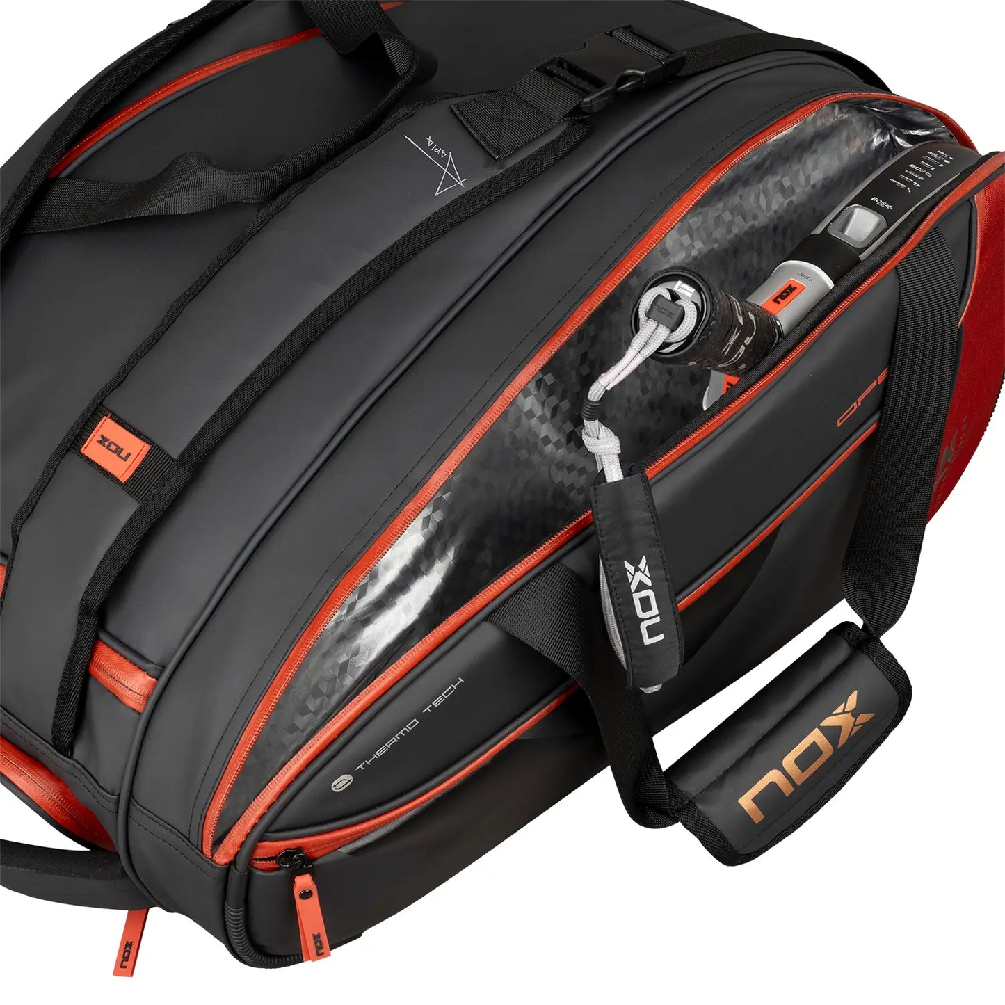 NOX BORSA SERIE LUXURY OPEN (nero/rosso)