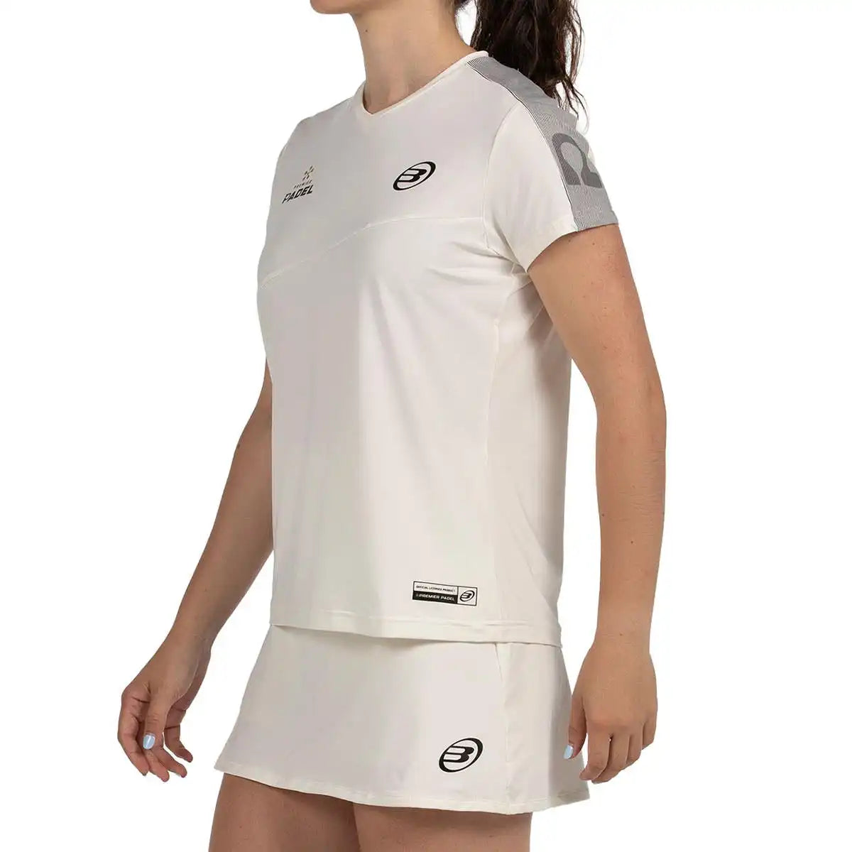 BULLPADEL T-SHIRT PAMPAN SS'26 - Bianca
